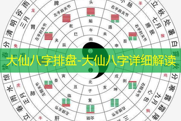 大仙八字排盘-大仙八字详细解读